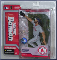 Johnny Damon (Gray Jersey) from McFarlane's Sports Picks - MLB - Series 11 manufactured by McFarlane [Front]