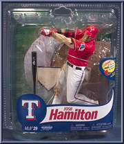 Josh Hamilton (Red Jersey) from McFarlane's Sports Picks - MLB - Series 29 manufactured by McFarlane [Front]