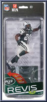 Darrelle Revis (Green Jersey) from McFarlane's Sports Picks - NFL - Series 37 manufactured by McFarlane [Front]