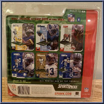 Kurt Warner (White Jersey / No Helmet) from McFarlane's Sports Picks - NFL - Series  1 manufactured by McFarlane [Back]