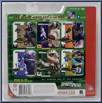 Marvin Harrison (Blue Jersey / No Helmet) from McFarlane's Sports Picks - NFL - Series  2 manufactured by McFarlane [Back]