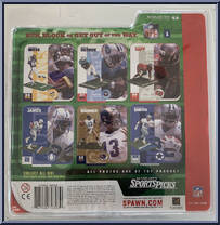 Randy Moss (Purple Jersey / Helmet) from McFarlane's Sports Picks - NFL - Series  1 manufactured by McFarlane [Back]