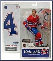 Jean Beliveau (Red Jersey) from McFarlane's Sports Picks - NHL - NHL Legends - Series 2 manufactured by McFarlane [Front]