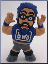 Blue Meanie from Micro Brawlers - Basic Series manufactured by ProWrestlingTees [Loose]