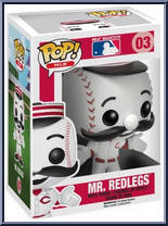 Mr. Redlegs (Reds / Red) from MLB Mascots - Pop! Vinyl Figures manufactured by Funko [Front]