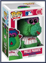 Phillie Phanatic (Phillies / Pinstripes) from MLB Mascots - Pop! Vinyl Figures manufactured by Funko [Front]