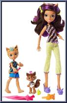 Clawdeen Wolf / Barker Wolf / Weredith Wolf from Monster High - Monster Family manufactured by Mattel [Loose]