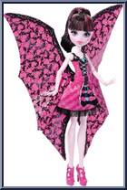 Draculaura (Ghoul to Bat) (Verson 1) Action Figure