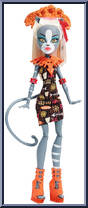 Meowlody from Monster High - Ghouls' Getaway manufactured by Mattel [Loose]