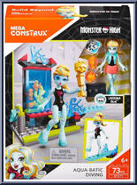 Aqua-Batic Diving (Lagoona Blue) from Monster High - Playsets manufactured by Mega Bloks [Front]