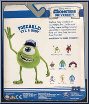 Mike Wazowski from Monsters University - Scare Students manufactured by Spinmaster [Back]