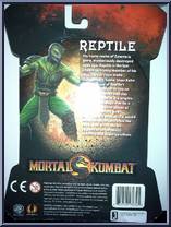 Reptile from Mortal Kombat 9 - 6" Scale manufactured by Jazwares [Back]