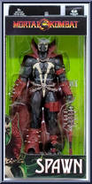 Spawn (with Mace) from Mortal Kombat - Basic Series manufactured by McFarlane [Front]