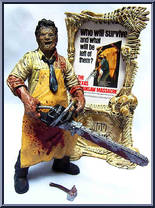 Leatherface (Bloody) from Movie Maniacs - Series 1 - Rated R manufactured by McFarlane [Loose]