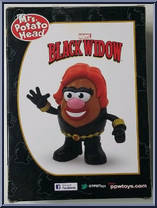 Black Widow from Mr. Potato Head - Poptaters manufactured by Hasbro [Back]