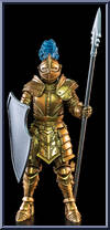Gold Knight 2 from Mythic Legions - Legion Builder Reinforcements manufactured by Four Horsemen [Loose]