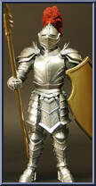 Silver Knight from Mythic Legions - Mythic Legions 1.0 manufactured by Four Horsemen [Loose]