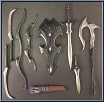 Vampire Weapons from Mythic Legions - Special Releases - Accessories manufactured by Four Horsemen [Loose]