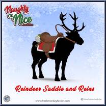 Reindeer Saddle and Reins Action Figure