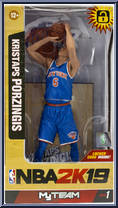 Kristaps Porzingis from NBA 2K19 - Basic Series manufactured by McFarlane [Front]