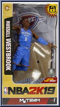 Russell Westbrook from NBA 2K19 - Basic Series manufactured by McFarlane [Front]