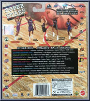Juwan Howard from NBA Superstars - 99/00 Season manufactured by Mattel [Back]