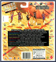 Scottie Pippen from NBA Superstars - 99/00 Season manufactured by Mattel [Back]