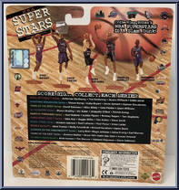 Shawn Bradley from NBA Superstars - 99/00 Season manufactured by Mattel [Back]