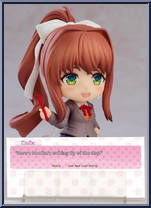 Monika from Nendoroid - Doki Doki Literature Club! manufactured by Good Smile Company [Loose]