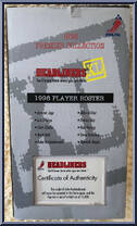 John Vanbiesbrouck from NHL Headliners - XL manufactured by Corinthian [Back]