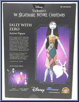Sally with Zero from Nightmare Before Christmas - 25 Years manufactured by Diamond Select [Back]