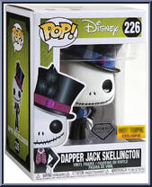 Dapper Jack Skellington (Diamond) from Nightmare Before Christmas - Pop! Vinyl Figures manufactured by Funko [Front]