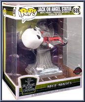 Jack on Angel Statue (Movie Moment) from Nightmare Before Christmas - Pop! Vinyl Figures manufactured by Funko [Front]