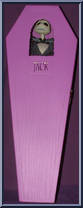 Jack Skellington (Pink Lavender Coffin) (Open Mouth) from Nightmare Before Christmas - 16" Coffins manufactured by Jun Planning [Loose]