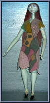 Sally (Black Coffin) (Closed Smile) from Nightmare Before Christmas - 16" Coffins manufactured by Jun Planning [Loose]