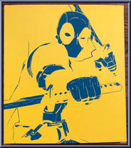 Deadpool (Blue / Yellow) from One:12 Collective - Marvel manufactured by Mezco [Back]