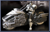 Judge Dredd's Lawmaster (Black & White) Action Figure
