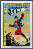 Superboy (Superboy #1) from Page Punchers - 7" Scale manufactured by McFarlane [Back]