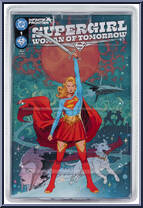 Supergirl (Woman of Tomorrow) from Page Punchers - 7" Scale manufactured by McFarlane [Back]