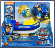 Chase's Transforming Sea Patrol Vehicle with Bonus Sea Friend from Paw Patrol - Sea Patrol Vehicles manufactured by Spinmaster [Front]