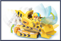 Rubble's Transforming Sea Patrol Vehicle from Paw Patrol - Sea Patrol Vehicles manufactured by Spinmaster [Loose]