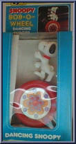 Snoopy (Red) from Peanuts - Bob-O-Wheels manufactured by Aviva [Front]