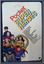 Green Goblin from Pocket Super Heroes - White Card manufactured by Mego [Back]