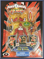 Battlized Animalized Tiger Ranger from Power Rangers Jungle Fury - Animalized manufactured by Bandai [Front]