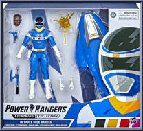 In Space Blue Ranger & Galaxy Glider from Power Rangers Lightning Collection - In Space manufactured by Hasbro [Front]