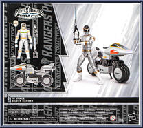 In Space Silver Ranger from Power Rangers Lightning Collection - In Space manufactured by Hasbro [Back]