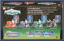 Blue Astro Cycle from Power Rangers Lost Galaxy - Astro Cycles manufactured by Bandai [Back]