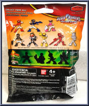 Mini Battle-Ready Figures (Series 1) from Power Rangers Megaforce - Mini manufactured by Bandai [Back]