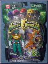 Green Ranger from Power Rangers Mighty Morphin - 2010 - Basic Series manufactured by Bandai [Front]