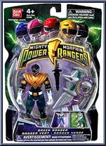 Green Ranger (Transparent) from Power Rangers Mighty Morphin - 2010 - Basic Series manufactured by Bandai [Front]